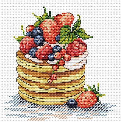 Breakfast Time SM-088 Counted Cross-Stitch Kit