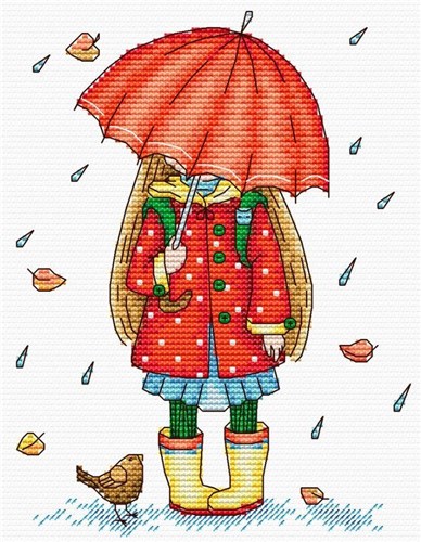 Autumn Walk SM-142 Counted Cross-Stitch Kit