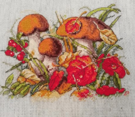 Autumn Forest Treasures SM-193 Counted Cross-Stitch Kit