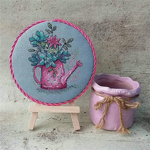 Beautiful Flowers SM-284 Counted Cross-Stitch Kit