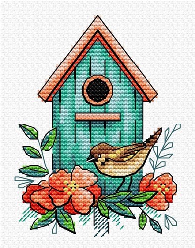 Sparrow Home SM-366 Counted Cross Stitch Kit