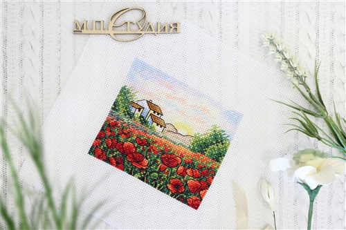 Poppy Morning SM-432 Counted Cross Stitch Kit