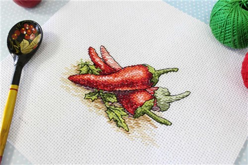 Red Pepper SM-442 Counted Cross Stitch Kit