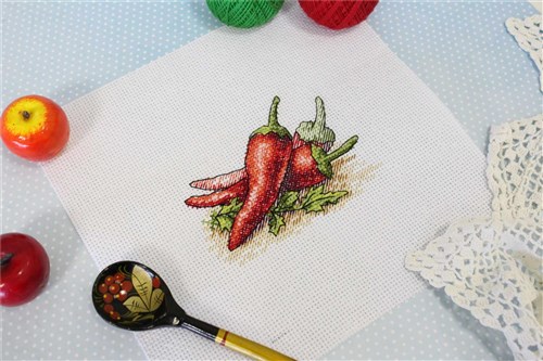 Red Pepper SM-442 Counted Cross Stitch Kit