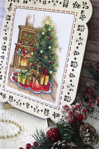 Christmas Evening SM-565 Counted Cross Stitch Kit