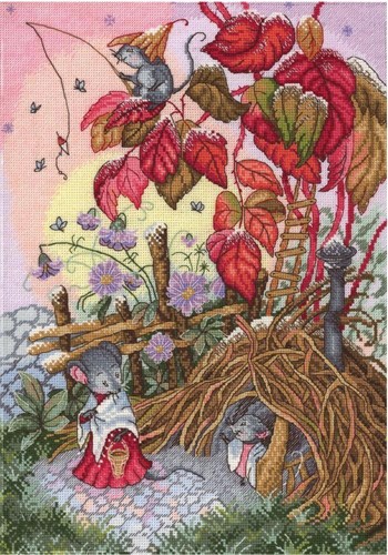 Autumn Morning SNV-628 Counted Cross Stitch Kit