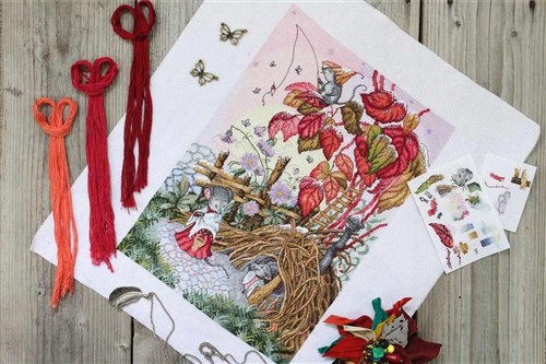 Autumn Morning SNV-628 Counted Cross Stitch Kit