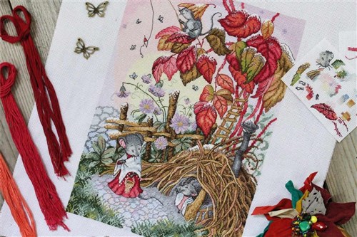 Autumn Morning SNV-628 Counted Cross Stitch Kit