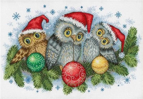 Christmas Helpers SNV-641 Counted Cross-Stitch Kit