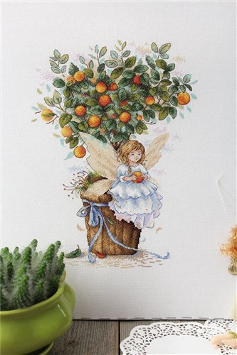 Orange Fairy SNV-652 Counted Cross Stitch Kit