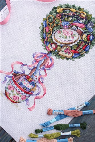 Joy Topiary SNV-691 Counted Cross Stitch Kit