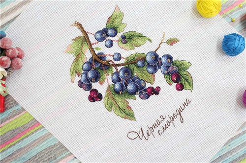 Gifts of Nature. Black Currant SNV-694 Counted Cross Stitch Kit