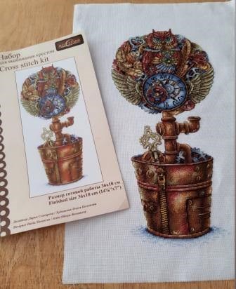 Steampunk Topiary SNV-719 Counted Cross Stitch Kit