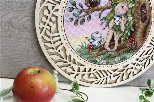 Evening Forest Meeting SNV-744 Counted Cross Stitch Kit