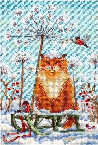 Snow Hat SNV-751 Counted Cross Stitch Kit