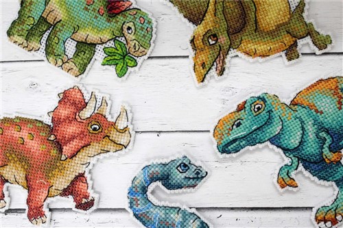 Dinosaurs - Pterodactyl SR-300 Plastic Canvas Counted Cross Stitch Kit