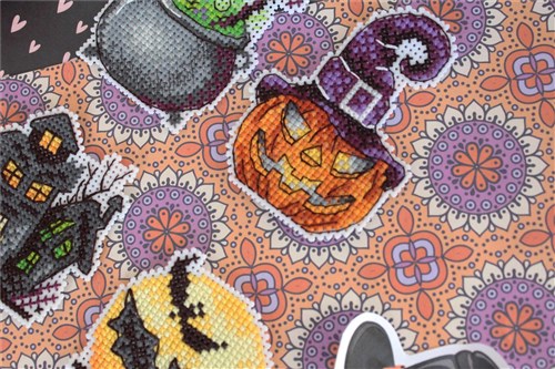 Funny Spookiness SR-310 Plastic Canvas Counted Cross Stitch Kit