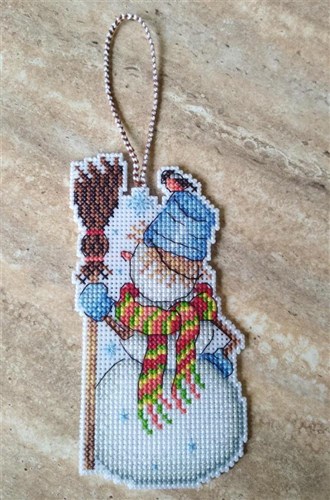 Snowman SR-318  Plastic Canvas Counted Cross Stitch Kit
