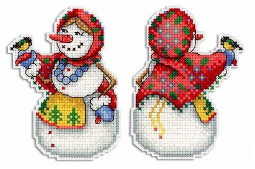 Snowlady SR-319  Plastic Canvas Counted Cross Stitch Kit