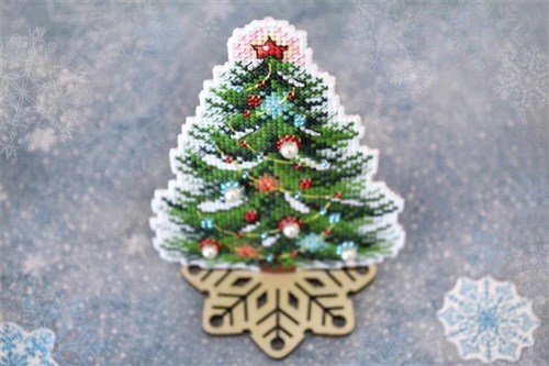 New Year Beauty SR-453 Plastic Canvas Counted Cross Stitch Kit