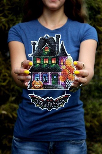 Trick or Treat SR-495  Plastic Canvas Counted Cross Stitch Kit