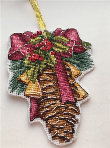 Christmas Cone P-691 Plastic Canvas Counted Cross Stitch Kit