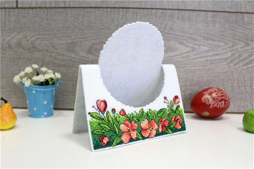 Easter Card SR-715 Plastic Canvas Counted Cross Stitch Kit