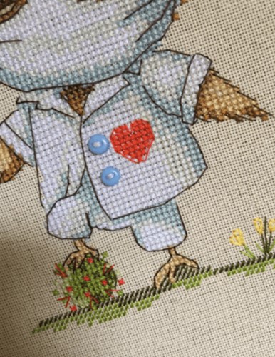 Super hero! SV-22 Counted Cross-Stitch Kit