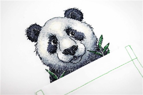 Panda Cross Stitch on Clothes kit B-241 / SV-241