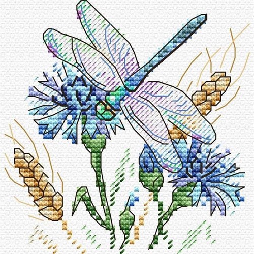 Cornflower Aroma SV-530 Cross-stitch kit
