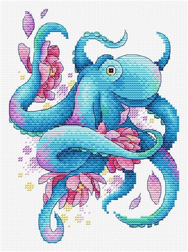 Octopus SV-548 Counted Cross Stitch Kit
