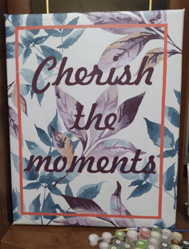 Painting by Numbers kit Crafting Spark Cherish the Moment T001 19.69 x 15.75 in