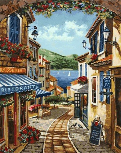 Summer in Spain WD094 14.9 x 18.9 inches