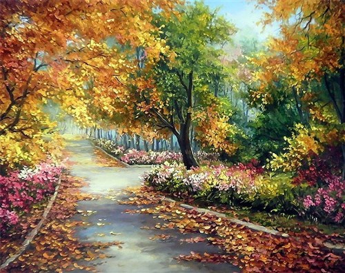 October WD102 18.9 x 14.9 inches Wizardi Diamond Painting Kit