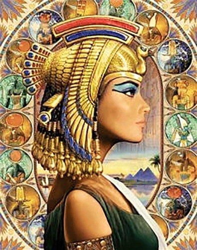 Queen of Egypt WD139 14.9 x 18.9 inches Wizardi Diamond Painting Kit