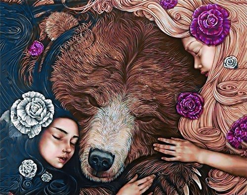 Slavic Fairy Tales WD145 18.9 x 14.9 inches Wizardi Diamond Painting Kit
