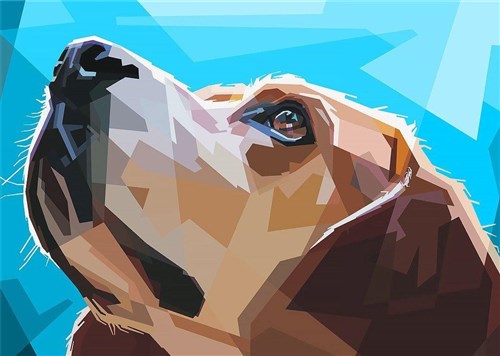 Watchful Dog CS2300 14.9 x 10.6 inches Crafting Spark Diamond Painting Kit