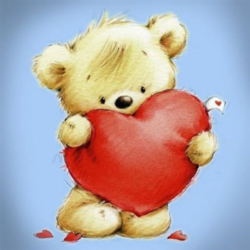 With All My Heart WD2316 7.9 x 7.9 inches Wizardi Diamond Painting Kit