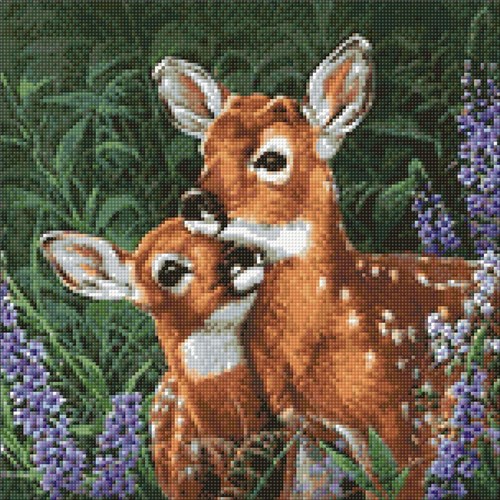 Young Reindeer WD2339 14.9 x 14.9 inches