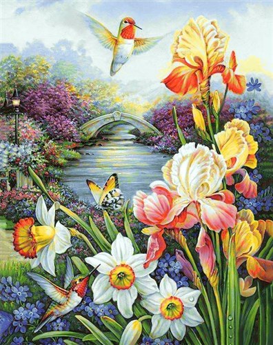 Hummingbird CS236 15.8 x 19.7 inches Crafting Spark Diamond Painting Kit