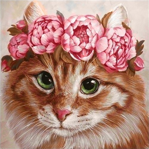 Bridesmaid WD270 7.9 x 7.9 inches Wizardi Diamond Painting Kit