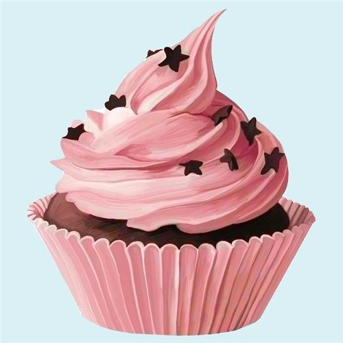 Sweet Muffin WD277 7.9 x 7.9 inches Wizardi Diamond Painting Kit