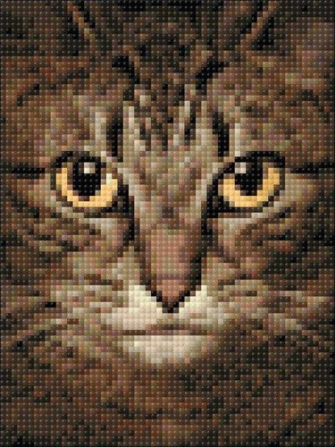 Wise Cat WD280 5.9 x 7.9 inches Crafting Spark Diamond Painting Kit