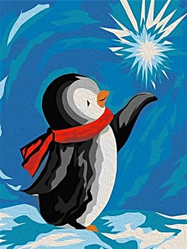 Penguin CS306 5.9 x 7.9 inches Crafting Spark Diamond Painting Kit