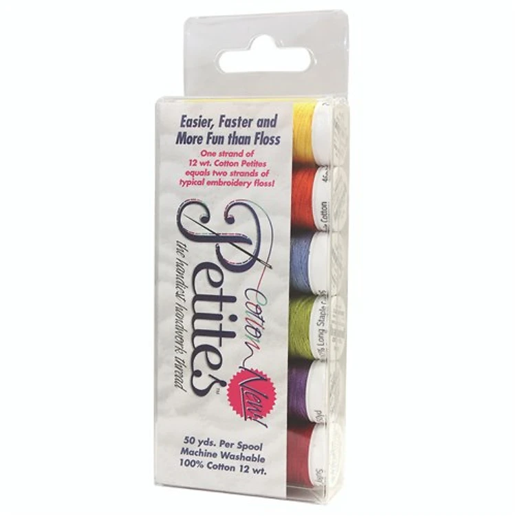 12 Wt. Cotton Petites Thread - Summer Sampler - 50 yd. Spools