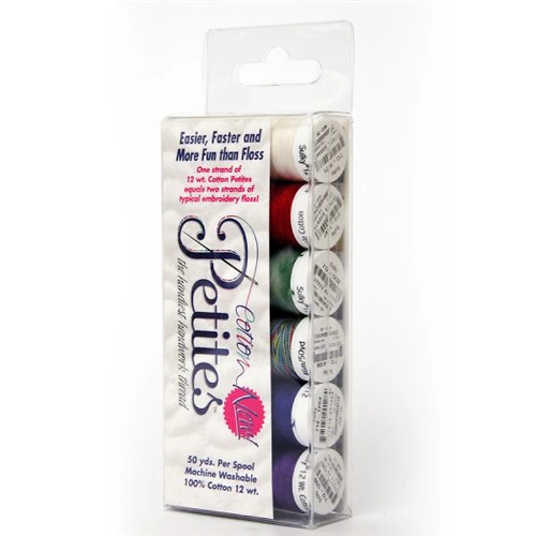 12 Wt. Cotton Petites Thread - Winter Sampler - 50 yd. Spools