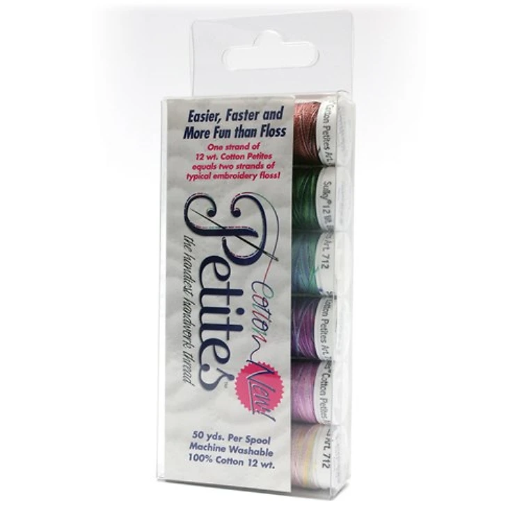 12 Wt. Cotton Blendables Petites Thread - Favorites Sampler - 50 yd. Spools