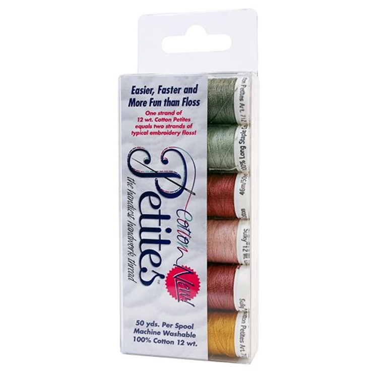 12 Wt. Cotton Thread - Rosewood Manor - Porch Welcome Petites Sampler - 50 yd. Spools