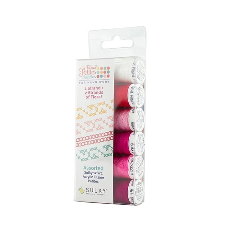 Hugs and Kisses Filaine Petites 12 Wt. Thread Sampler - 6-pack