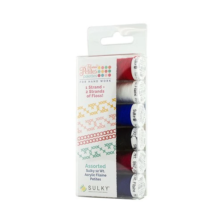 Team USA Filaine Petites 12 Wt. Thread Sampler - 6-pack